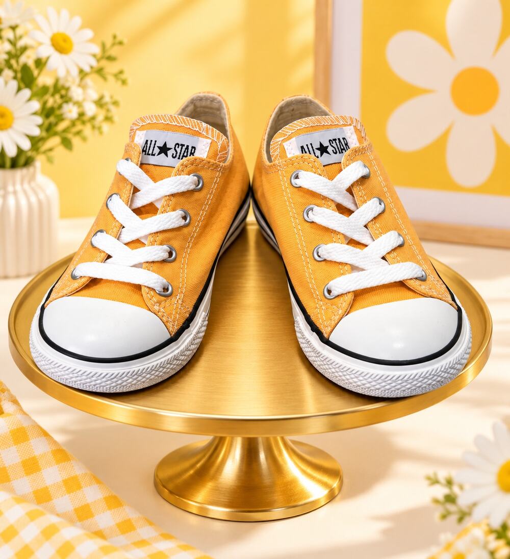 NIB Converse Chuck Taylor All Star Peach 736819C Infant Size 10 EU 26